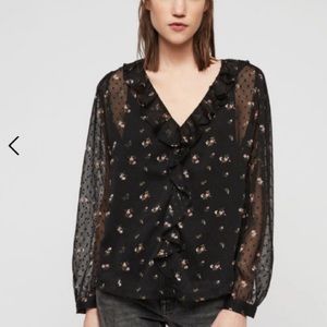Allsaints blouse, size 4